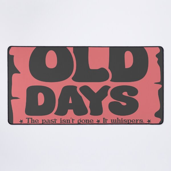 Item preview, Old Days Nostalgia Quote – Vintage Memory Whisper Typography Design designed and sold by ManyVersee.