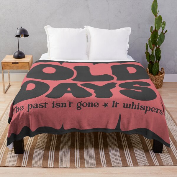 Item preview, Old Days Nostalgia Quote – Vintage Memory Whisper Typography Design designed and sold by ManyVersee.