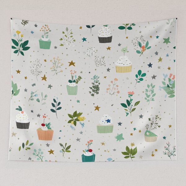 Item preview, Whimsical Mini Garden Cakes Pattern designed and sold by Moss and Moon Studio.