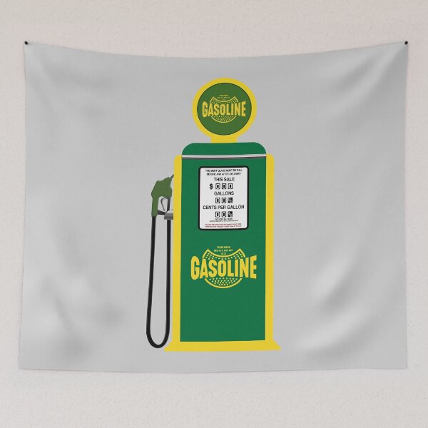 Item preview, Gas Pump 50's Vintage Pop Art designed and sold by San Studios Co..