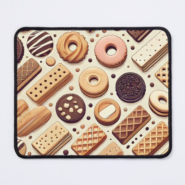 Item preview, Cute Biscuit Pattern – Fun Cookie Lover Art designed and sold by ParadisePosters.