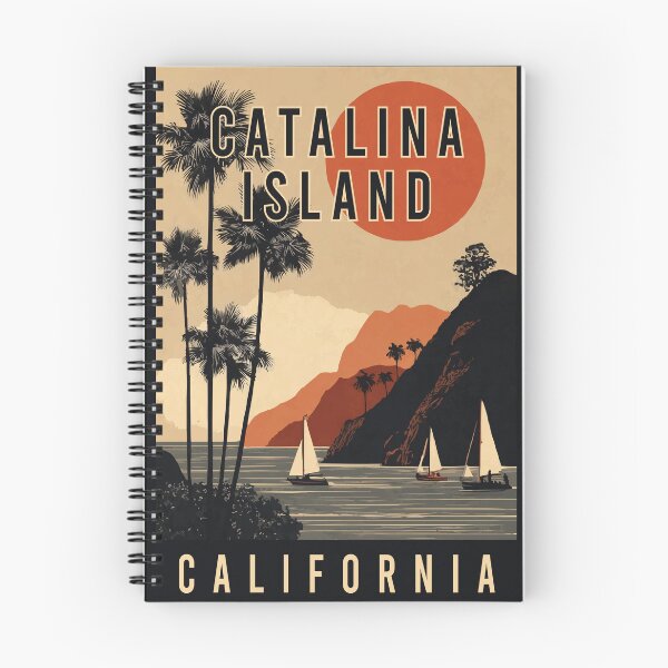 Item preview, Discover Breathtaking Coastal Scene of Catalina Island in California - Travel Art designed and sold by turtlestart.
