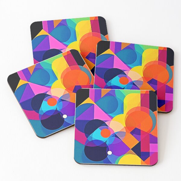 Item preview, Overlapping Hues: Abstract Fusion designed and sold by Health And Fitness Posts e-Store.