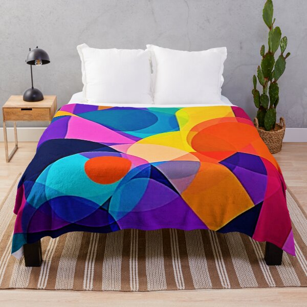 Item preview, Overlapping Hues: Abstract Fusion designed and sold by Health And Fitness Posts e-Store.