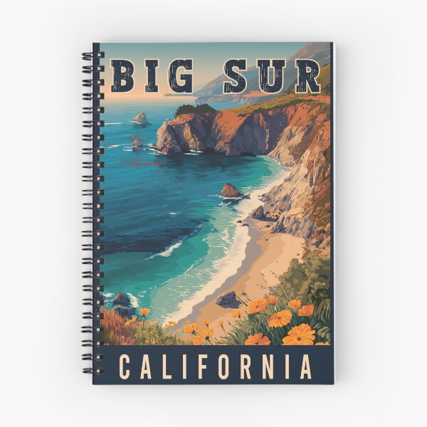 Item preview, Discover Coastal Highway and Cliffside of Big Sur in California - Travel Art designed and sold by turtlestart.