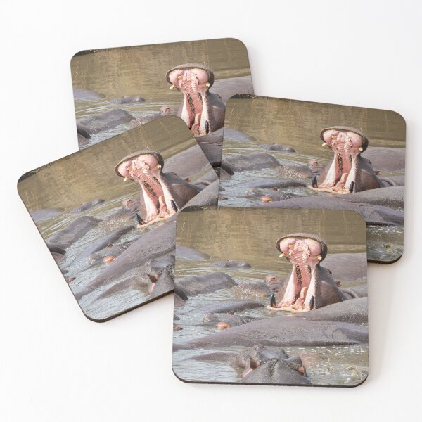 Item preview, Big Mouth Hippo – Wild Africa Moment designed and sold by TravelLensPro.