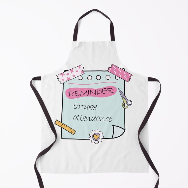 Item preview, Teacher Reminder – Take Attendance Cute Green Post-it designed and sold by EmeraldeaArt.