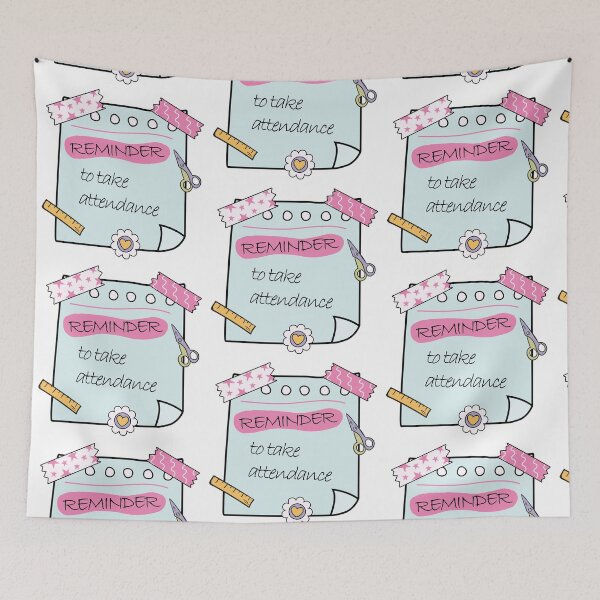 Item preview, Teacher Reminder – Take Attendance Cute Green Post-it designed and sold by EmeraldeaArt.