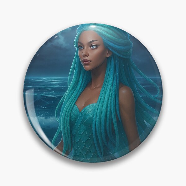 Item preview, Yemanjá – Ocean Goddess of the Deep designed and sold by WitchPrint.
