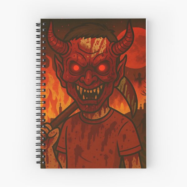 Item preview, Blood-Soaked Devil Mask Killer Halloween Art designed and sold by Uglyandcute.