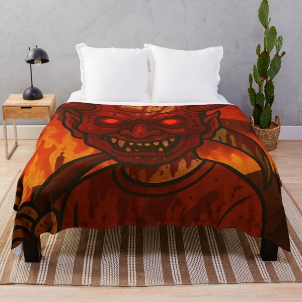 Item preview, Blood-Soaked Devil Mask Killer Halloween Art designed and sold by Uglyandcute.