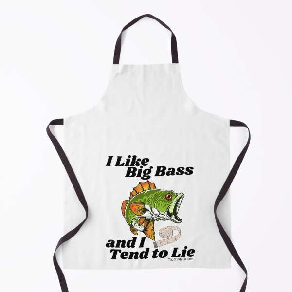 Item preview, I Like Big Bass and I Tend to Lie – Funny Fishing Truth Tee designed and sold by The Shady Paddler.