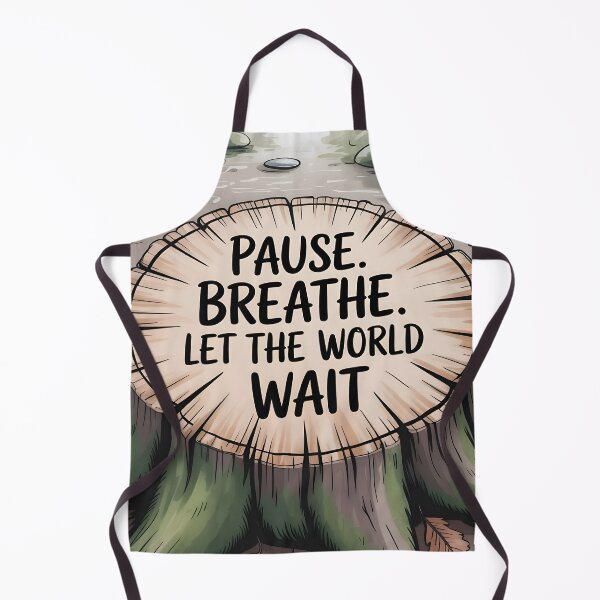 Item preview, Pause and Breathe – Mindfulness Art in a Serene Forest Retreat designed and sold by MoMidoStore.