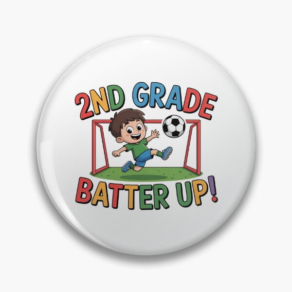 Item preview, 2nd Grade Batter Up Soccer Kid Back To School designed and sold by PietrzakDesign.
