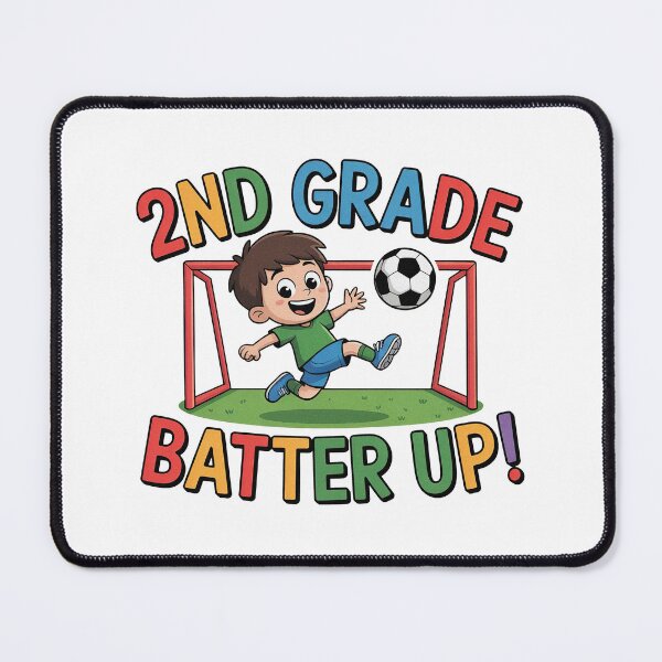 Item preview, 2nd Grade Batter Up Soccer Kid Back To School designed and sold by PietrzakDesign.