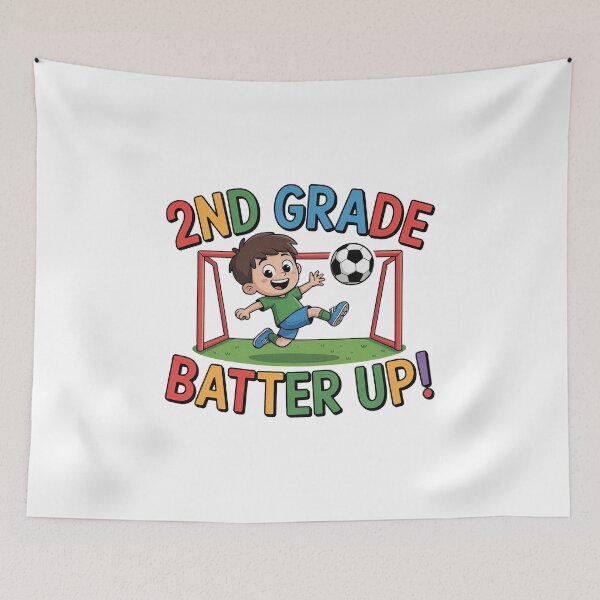 Item preview, 2nd Grade Batter Up Soccer Kid Back To School designed and sold by PietrzakDesign.