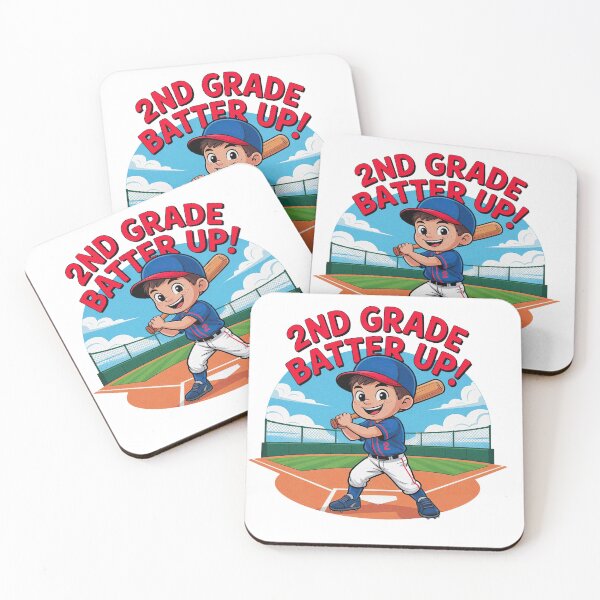 Item preview, 2nd Grade Batter Up Baseball Kid Back To School designed and sold by PietrzakDesign.