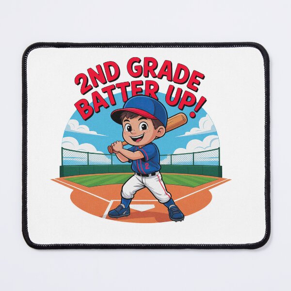 Item preview, 2nd Grade Batter Up Baseball Kid Back To School designed and sold by PietrzakDesign.