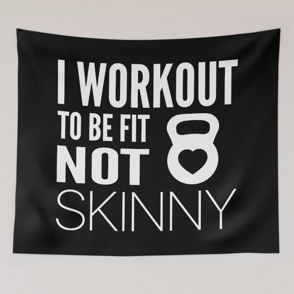 Item preview, I Workout to Be Fit Not Skinny designed and sold by D&D Designs.
