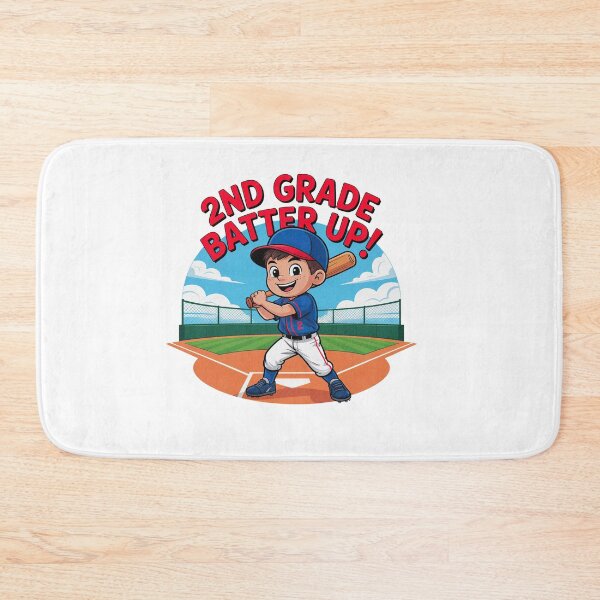 Item preview, 2nd Grade Batter Up Baseball Kid Back To School designed and sold by PietrzakDesign.