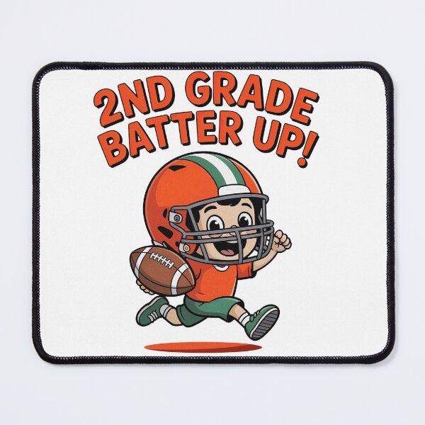 Item preview, 2nd Grade Batter Up American Football Kid Back To School designed and sold by PietrzakDesign.