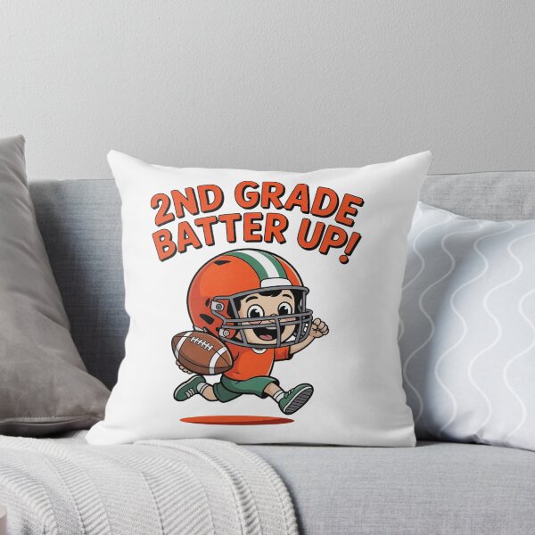 Item preview, 2nd Grade Batter Up American Football Kid Back To School designed and sold by PietrzakDesign.