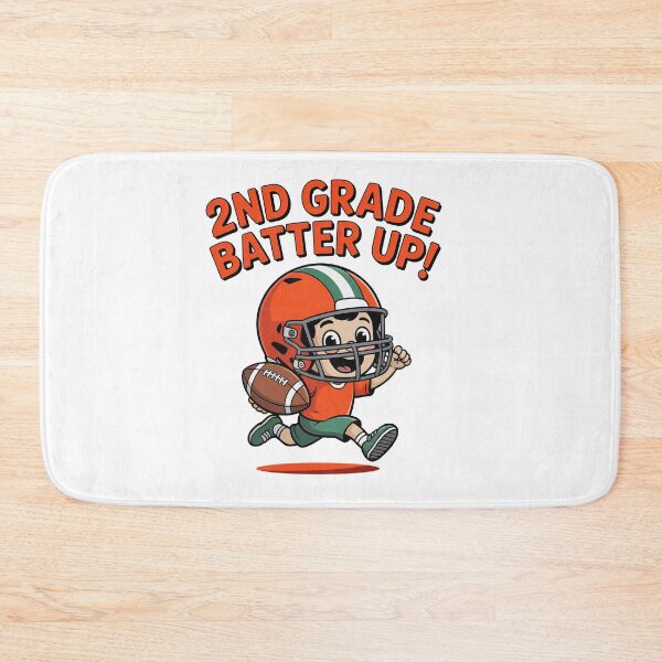 Item preview, 2nd Grade Batter Up American Football Kid Back To School designed and sold by PietrzakDesign.
