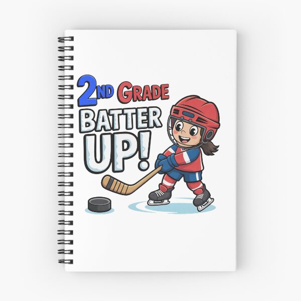 Item preview, 2nd Grade Batter Up Ice Hockey Kid Back To School designed and sold by PietrzakDesign.