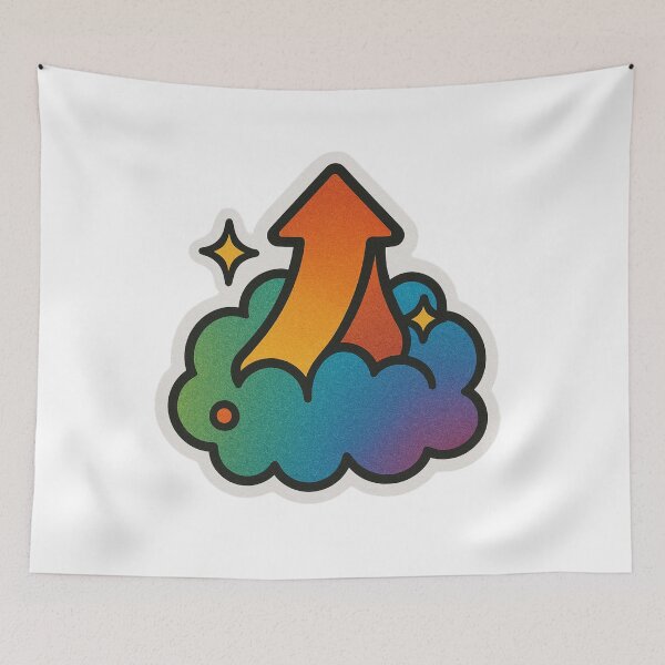 Item preview, Colorful Power Up Arrow designed and sold by GusiaTreasures.