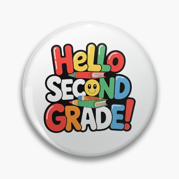 Item preview, Hello Second Grade Cute Back to School Kids designed and sold by PietrzakDesign.