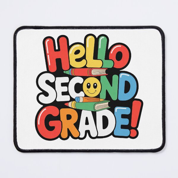 Item preview, Hello Second Grade Cute Back to School Kids designed and sold by PietrzakDesign.