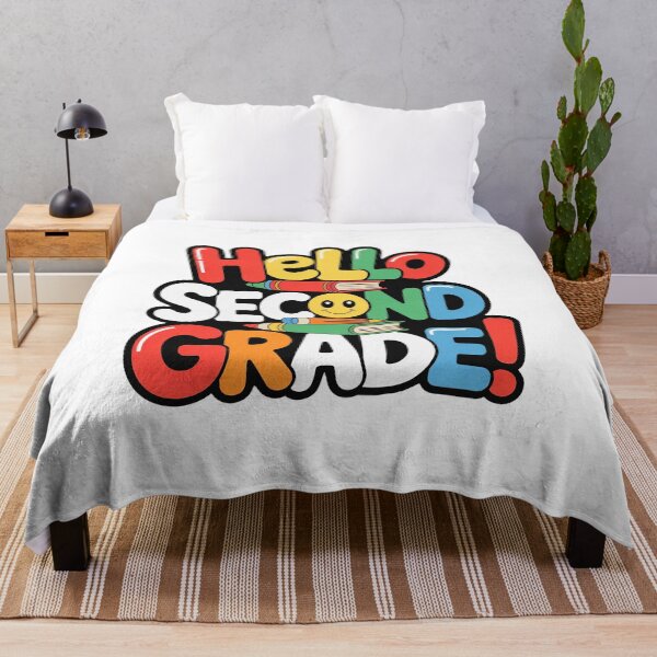 Item preview, Hello Second Grade Cute Back to School Kids designed and sold by PietrzakDesign.