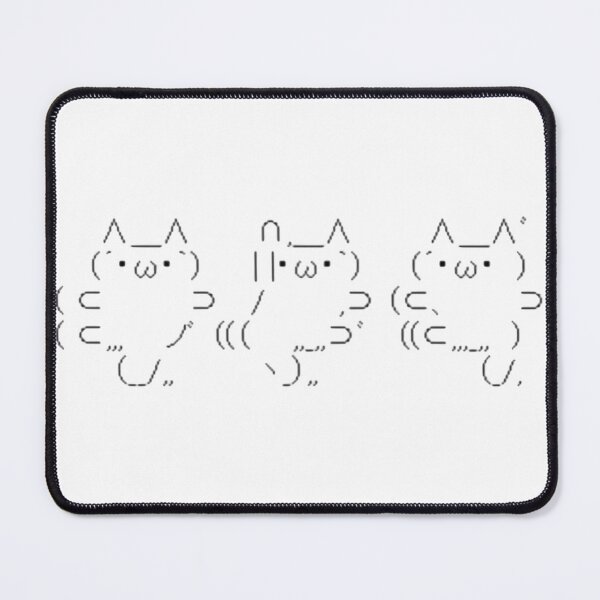 Item preview, Dancing Cute Ascii Kitty Cat Graphic designed and sold by Briarpatch Designs.