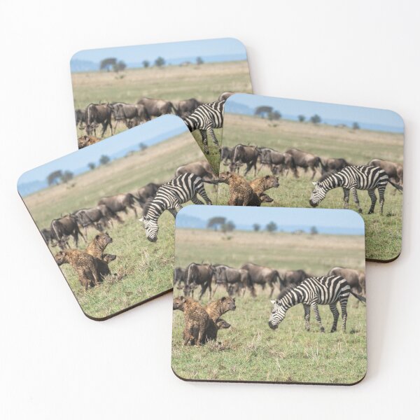 Item preview, Hyenas, Zebra & Wildebeest – Tension in Africa designed and sold by TravelLensPro.