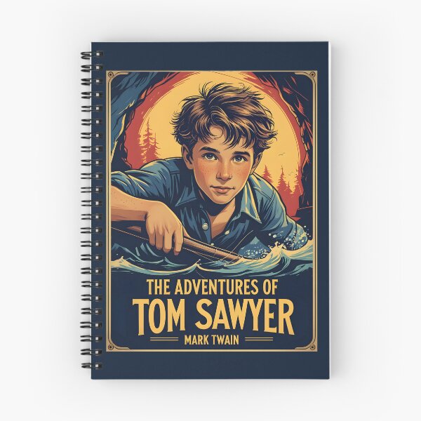 Item preview, A Vintage Poster of The Adventures of Tom Sawyer - Mark Twain  designed and sold by GoodOldVintage.