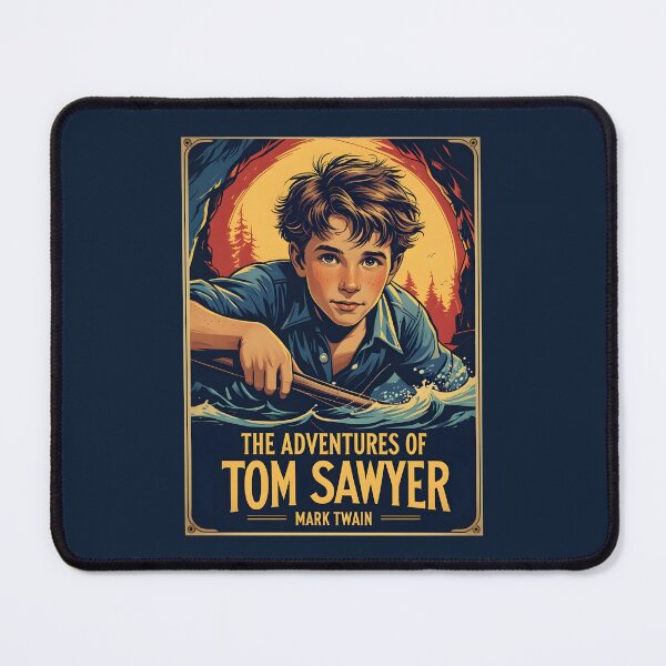 Item preview, A Vintage Poster of The Adventures of Tom Sawyer - Mark Twain designed and sold by GoodOldVintage.