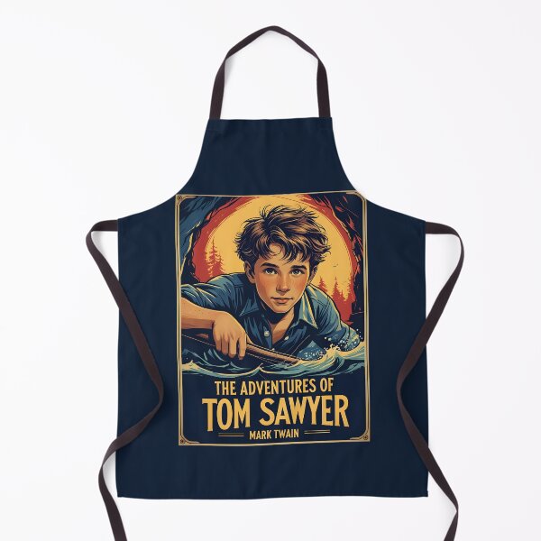 Item preview, A Vintage Poster of The Adventures of Tom Sawyer - Mark Twain designed and sold by GoodOldVintage.