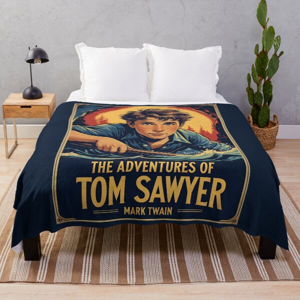 Item preview, A Vintage Poster of The Adventures of Tom Sawyer - Mark Twain designed and sold by GoodOldVintage.