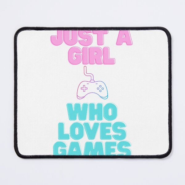 Item preview, Just a Girl Who Loves Games – Cute Gamer Girl T-shirt Graphic designed and sold by Motif Store.