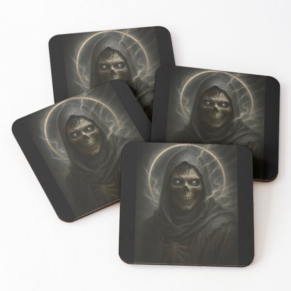 Item preview, Grim Reaper Skull Art – Dark Fantasy Death Illustration designed and sold by Uglyandcute.
