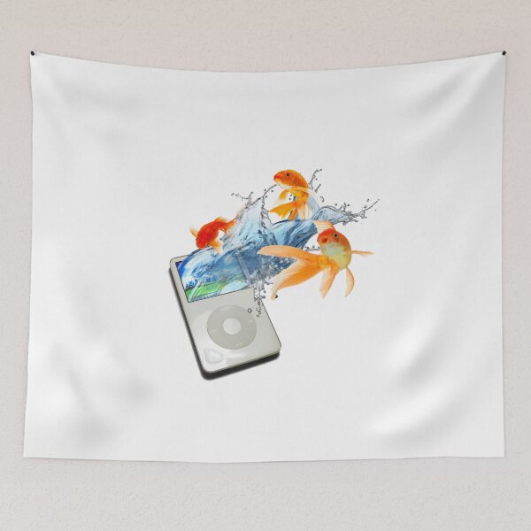 Item preview, Frutiger Aero MP3 Player Fish Y2K designed and sold by STRAWPOP DESIGNS.