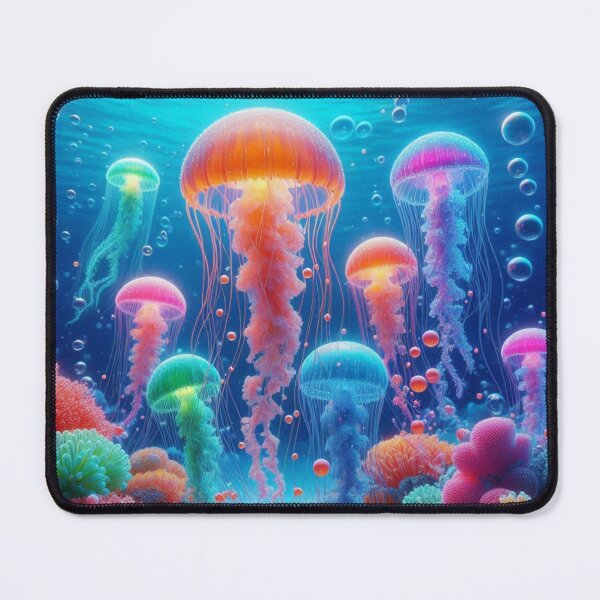 Item preview, Colorful jellyfish family designed and sold by Dogandesighn.