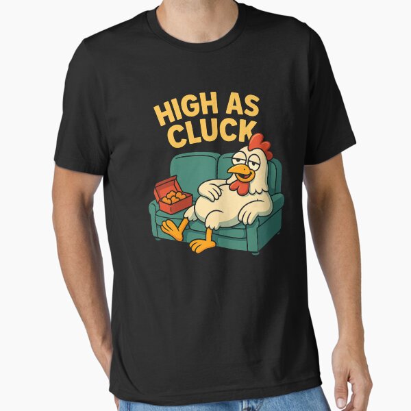 Artikel-Vorschau von High As Cluck – Fried Chicken 420, designt und verkauft von I AM BRO.