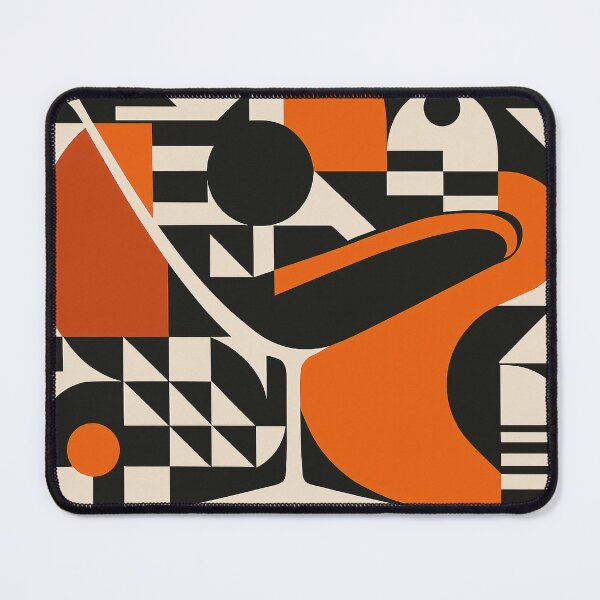 Item preview, Mid-Century Modern Eames Chair Poster – Abstract Geometric Tribute to Herman Miller designed and sold by StuckOn-Detroit.