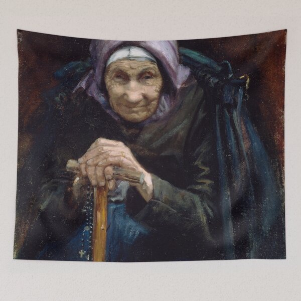 Item preview, The Fisherman’s Mother Art Print By Irish Artist Helen Mabel Trevor designed and sold by BuyIrishArt.