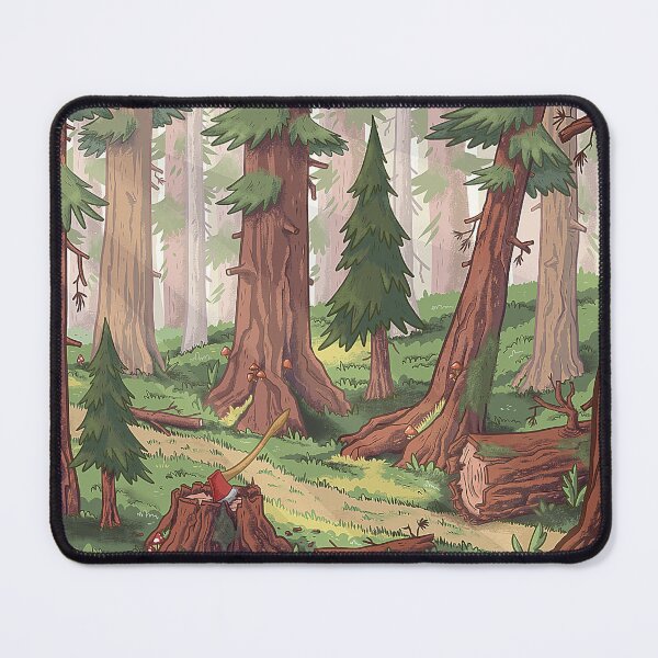 Item preview, Big cozy sequoia forest designed and sold by teraMerchShop.