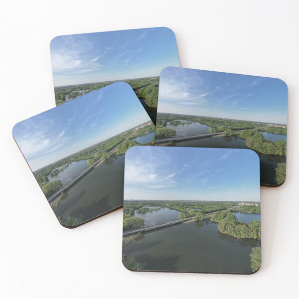 Item preview, Hannover Ricklinger Teiche Germany at Maschsee FPV drone photo designed and sold by TravelLensPro.