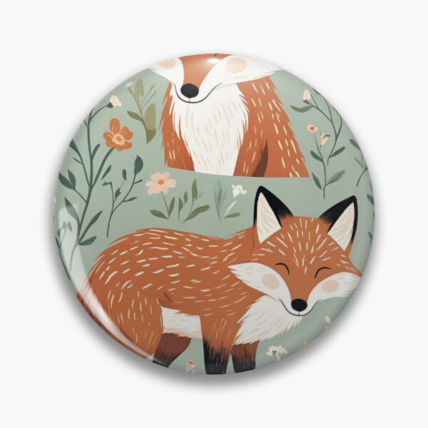 Item preview, Cottage Core Fox Pattern designed and sold by PatronesKawai.