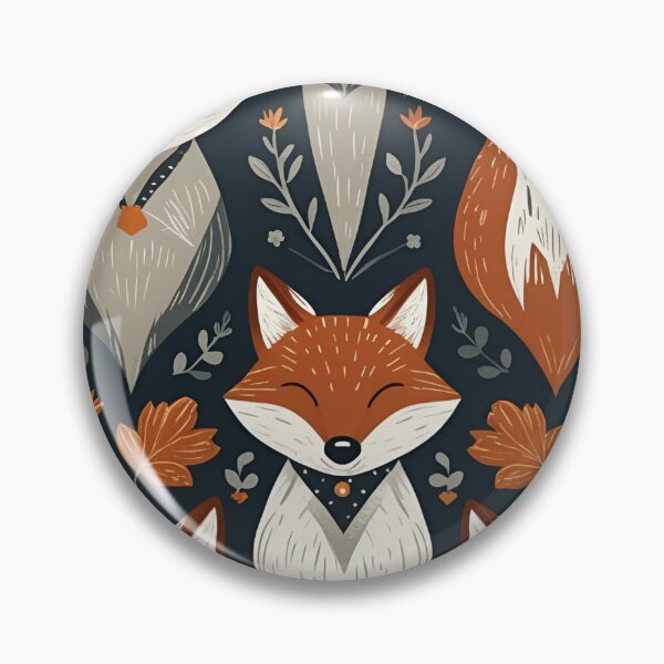 Item preview, Cottage Core Fox Pattern designed and sold by PatronesKawai.