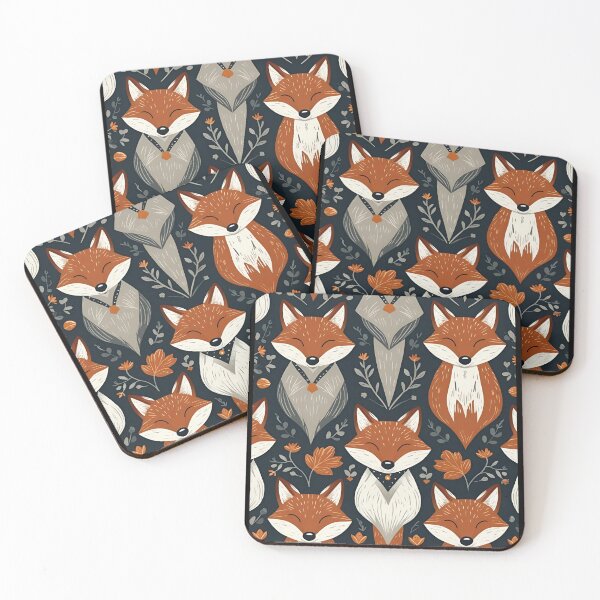 Item preview, Cottage Core Fox Pattern designed and sold by PatronesKawai.
